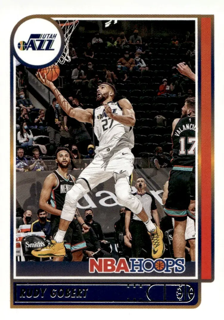 2021-22 NBA Hoops #169 Rudy Gobert (front)