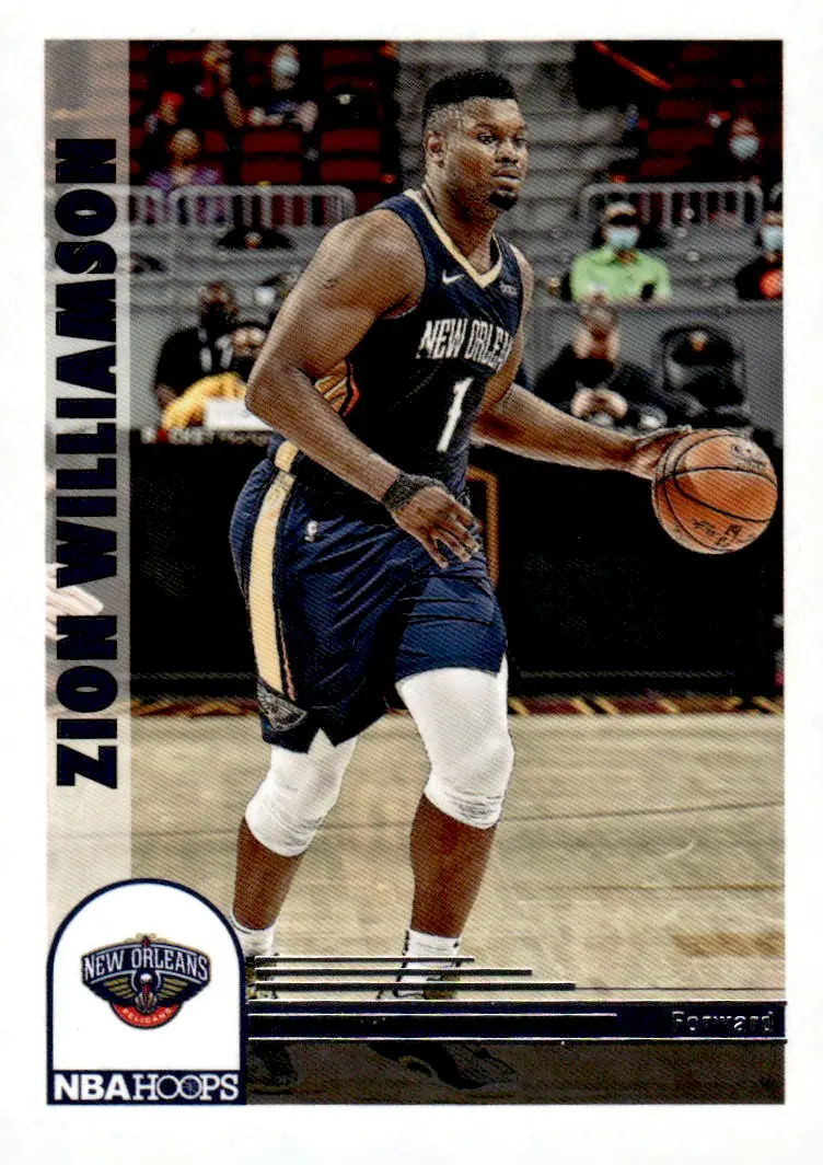 2022-23 NBA Hoops #296 Zion Williamson (front)
