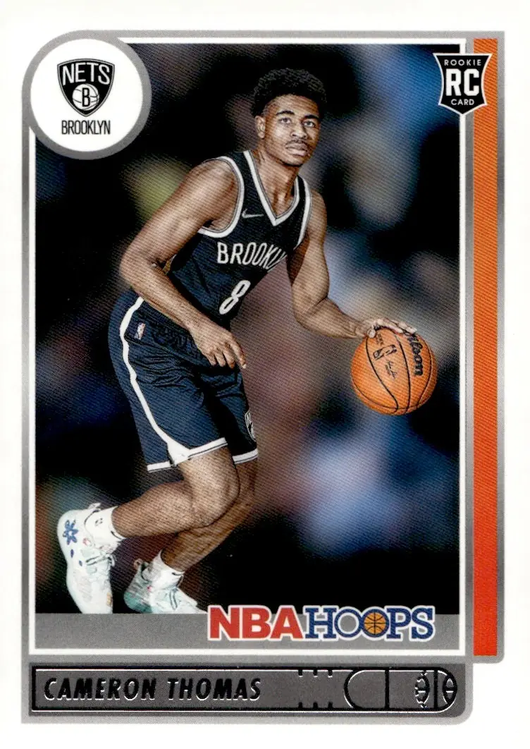 2021-22 NBA Hoops #231 Cameron Thomas (front)