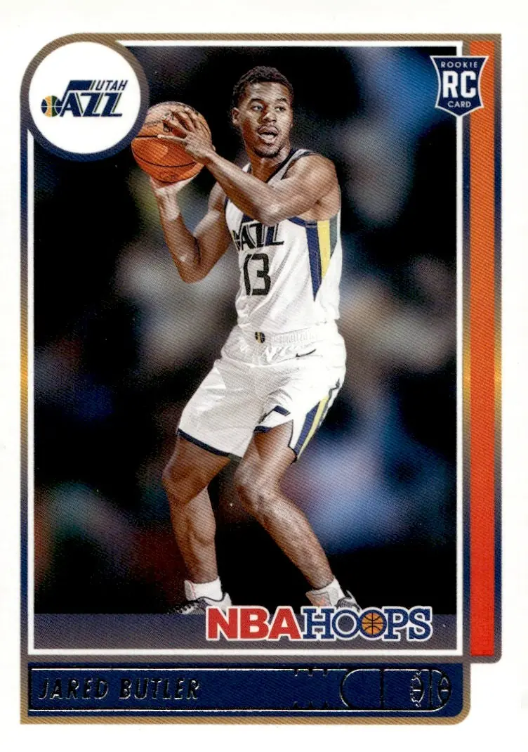 2021-22 NBA Hoops #216 Jared Butler (front)