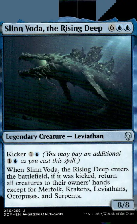 2018 Dominaria (DOM) #066/269 Slinn Voda, the Rising Deep