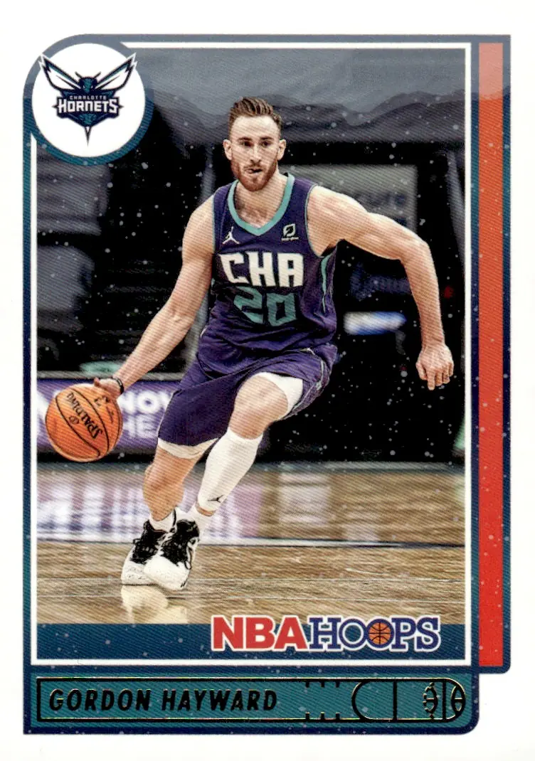 2021-22 NBA Hoops #160 Gordon Hayward (front)