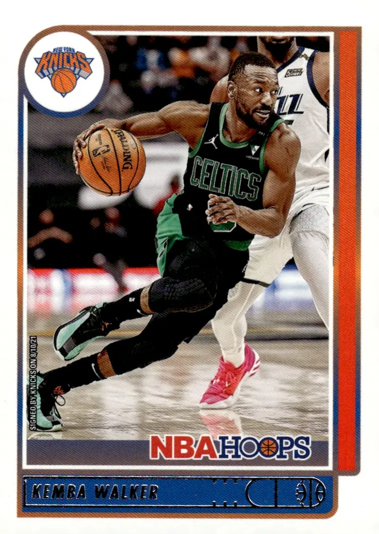 2021-22 NBA Hoops #29 Kemba Walker (front)