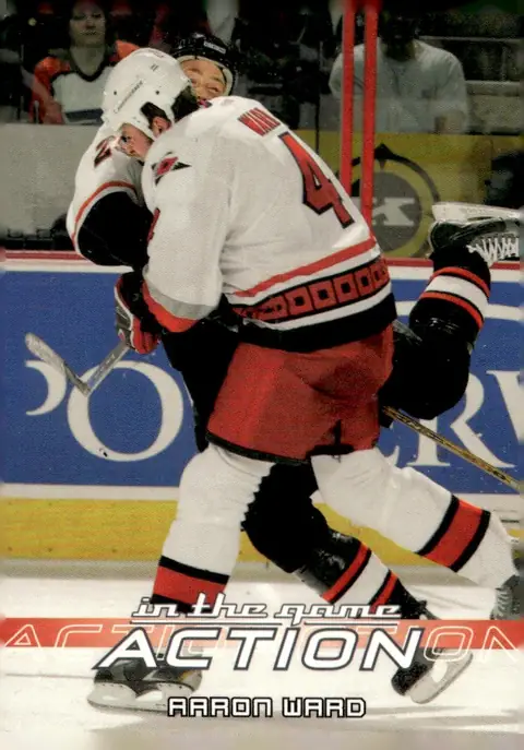 2003-04 In The Game Action #170 Aaron Ward