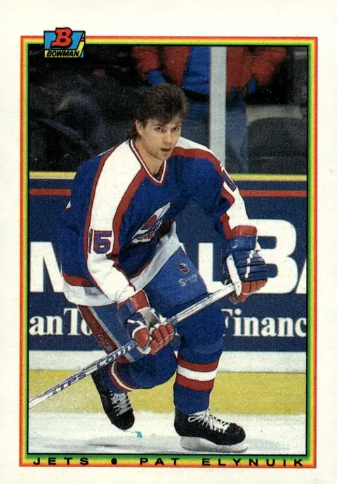 1990-91 Bowman Hockey #137 Pat Elynuik
