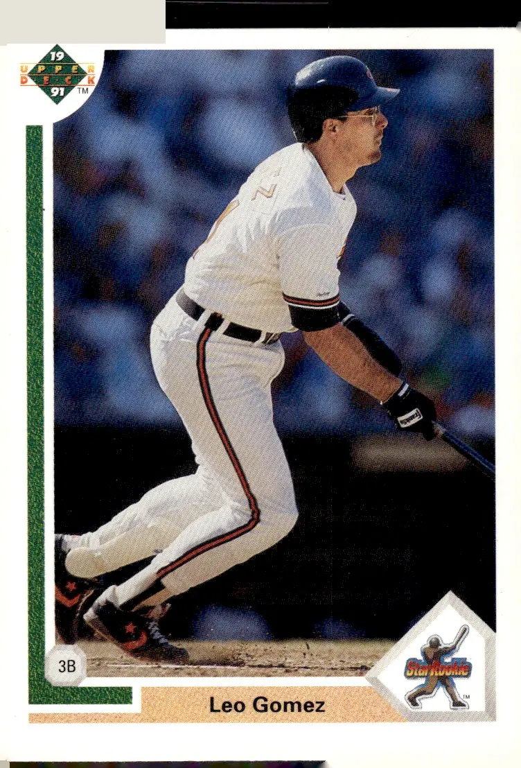 1991 Upper Deck #6 Leo Gomez (front)