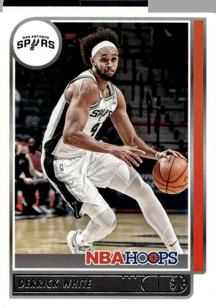 2021-22 NBA Hoops #24 Derrick White (front)