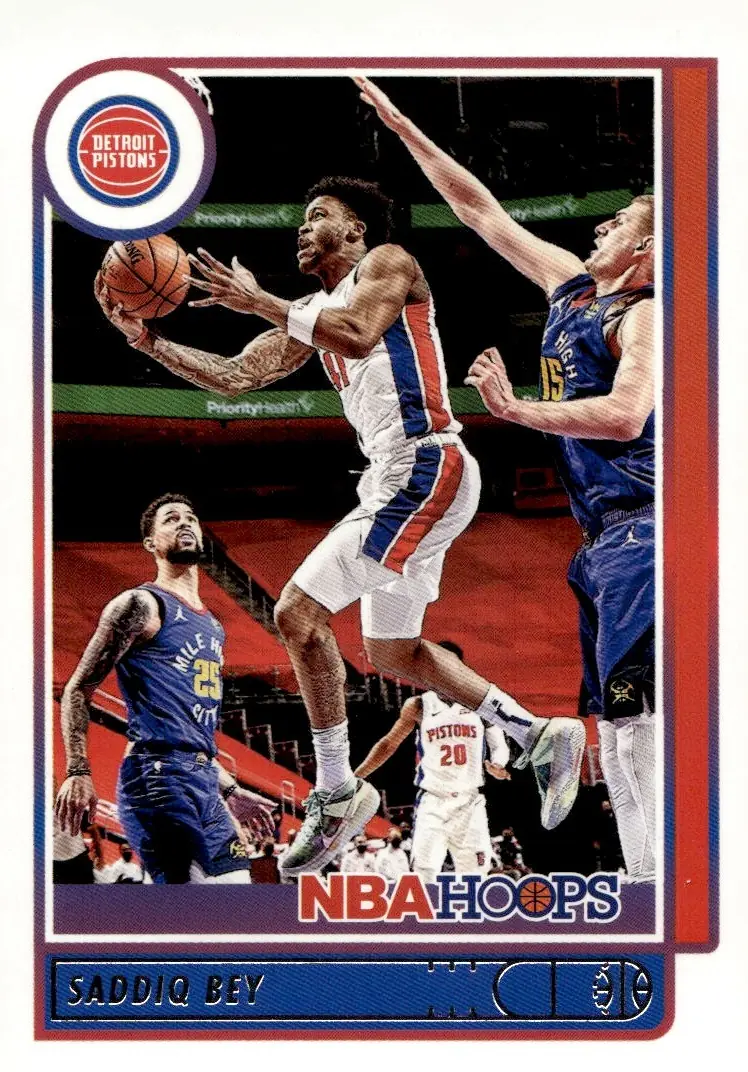 2021-22 NBA Hoops #155 Saddiq Bey (front)