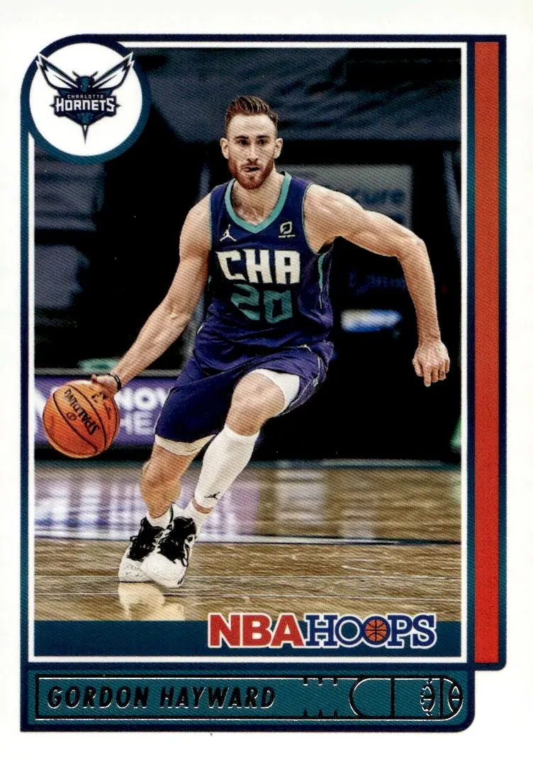 2021-22 NBA Hoops #160 Gordon Hayward (front)