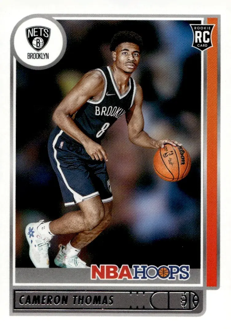 2021-22 NBA Hoops #231 Cameron Thomas (front)
