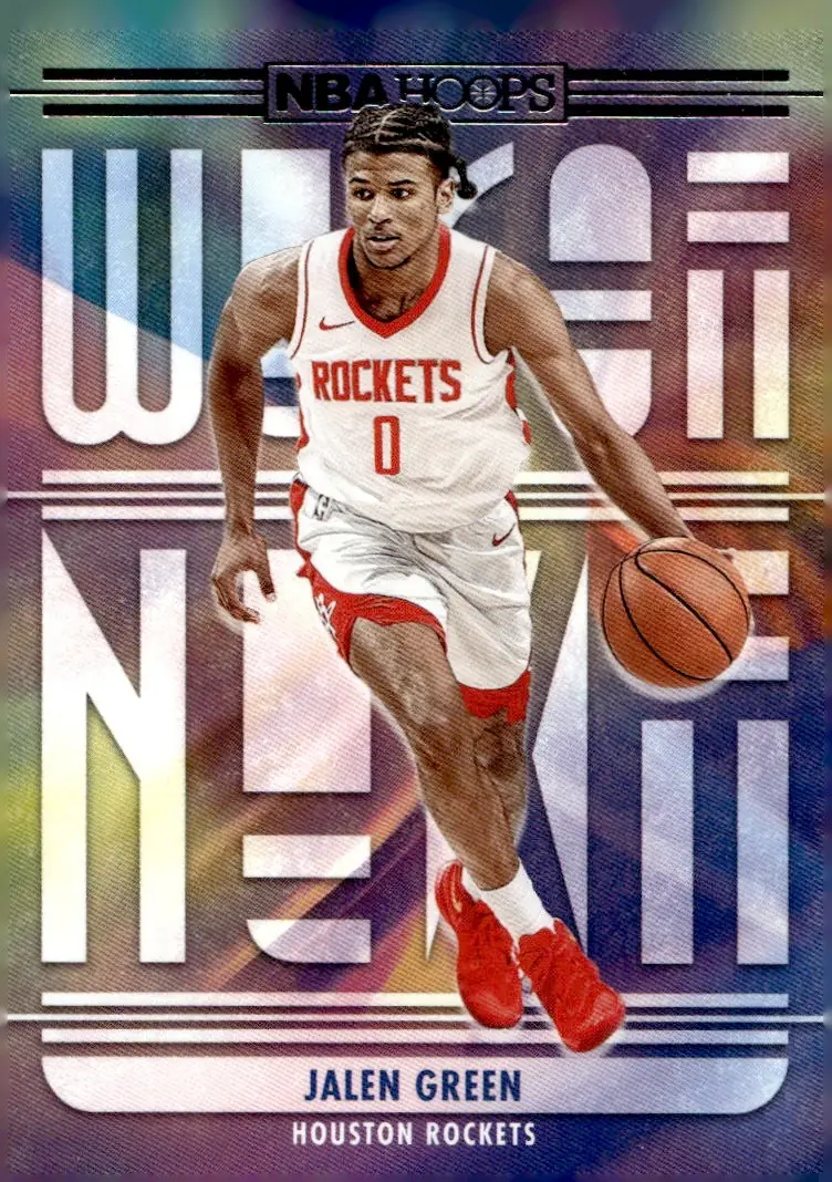 2021-22 NBA Hoops #2 Jalen Green (front)