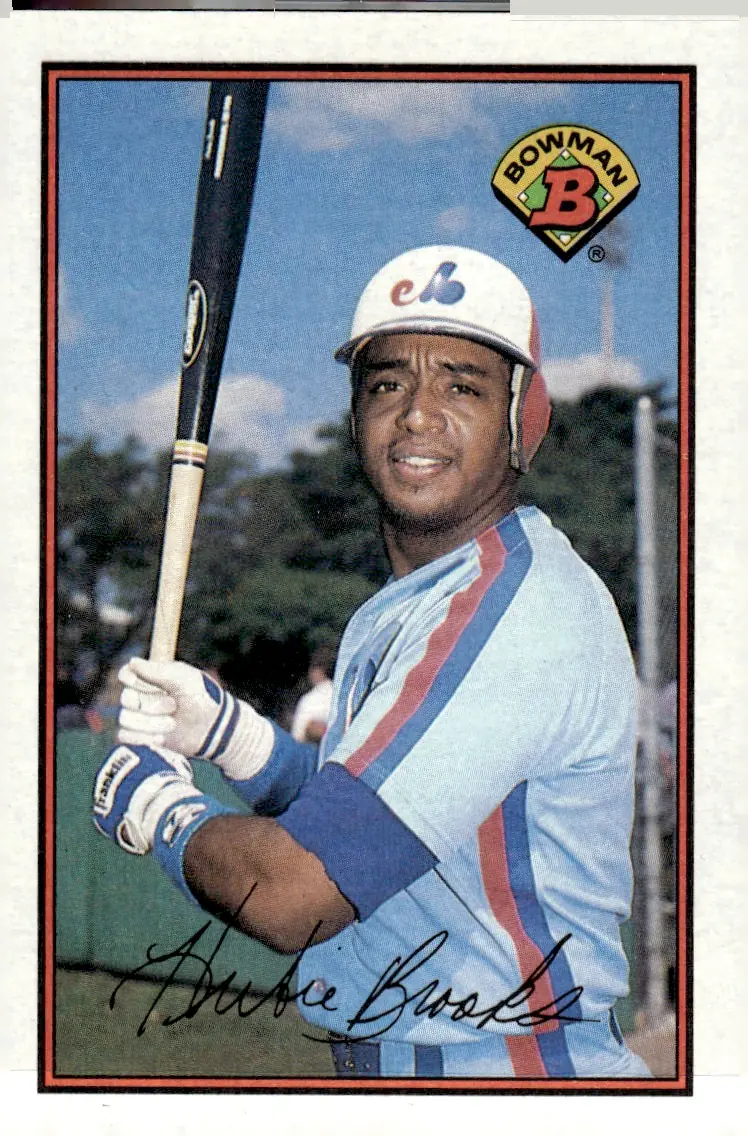 1989 Bowman #367 Hubie Brooks (front)