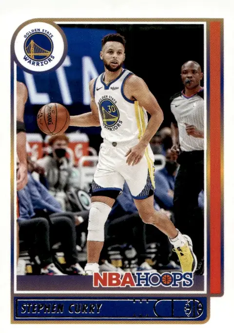 2021-22 NBA Hoops #18 Stephen Curry