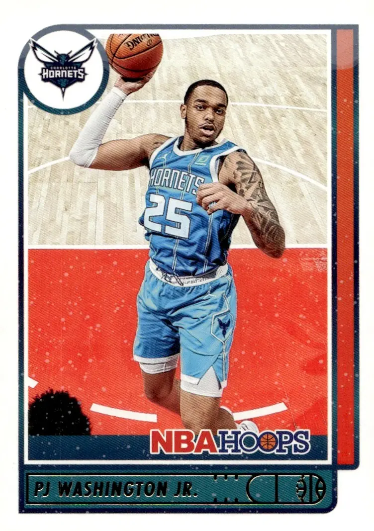 2021-22 NBA Hoops #170 PJ Washington Jr. (front)