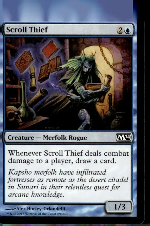 2013 Magic 2014 Core Set (M14) #69/249 Scroll Thief