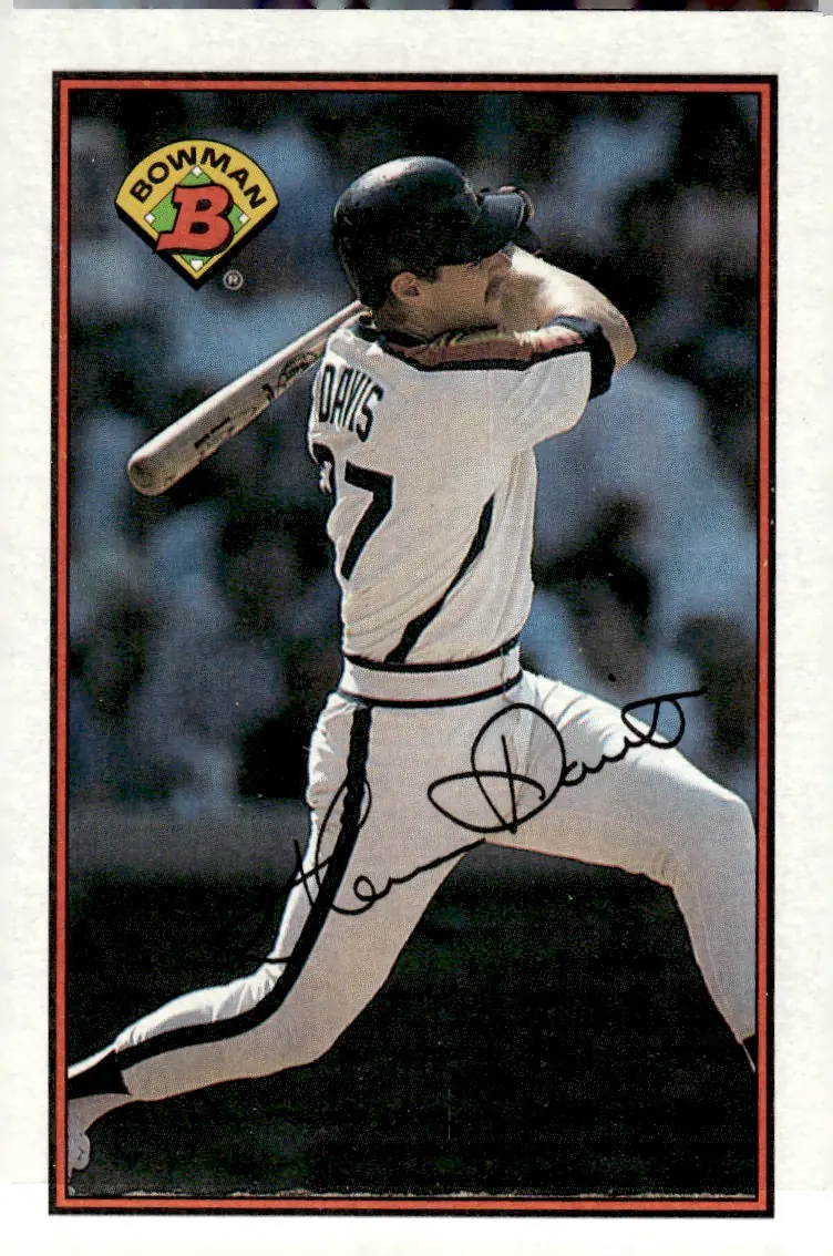 1989 Bowman #331 Glenn Davis (front)
