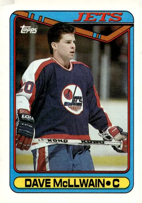 1990-91 Topps #299 Dave McLlwain