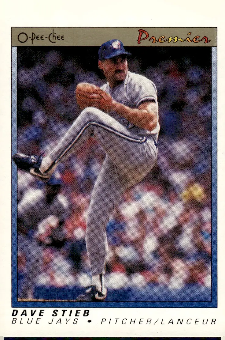 1991 O-Pee-Chee Premier #116 Dave Stieb (front)