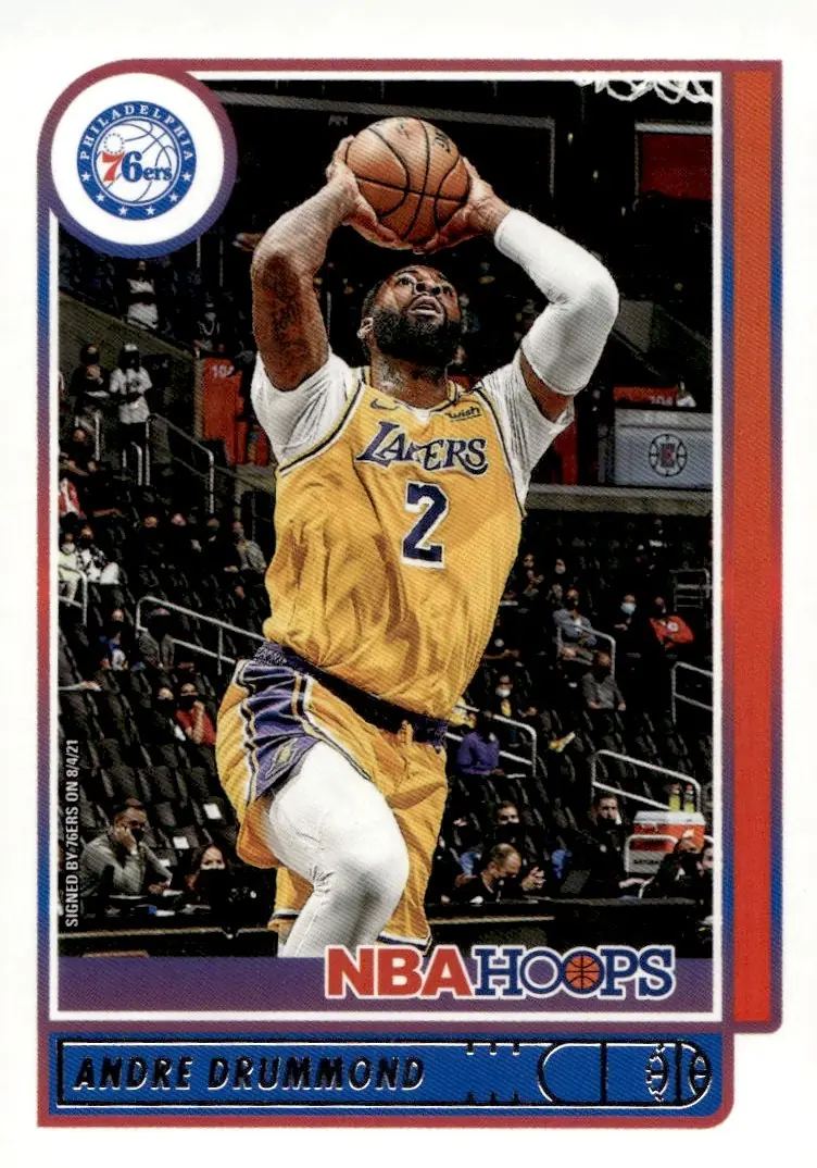 2021-22 NBA Hoops #186 Andre Drummond (front)