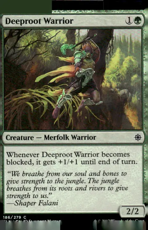 2017 Ixalan (XLN) #186/279 Deeproot Warrior
