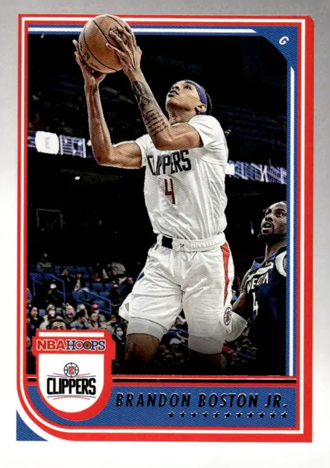 2022-23 NBA Hoops #185 Brandon Boston Jr.