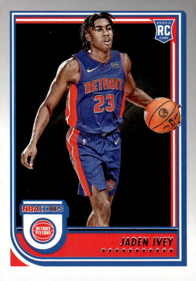 2022-23 NBA Hoops #235 Jaden Ivey (front)