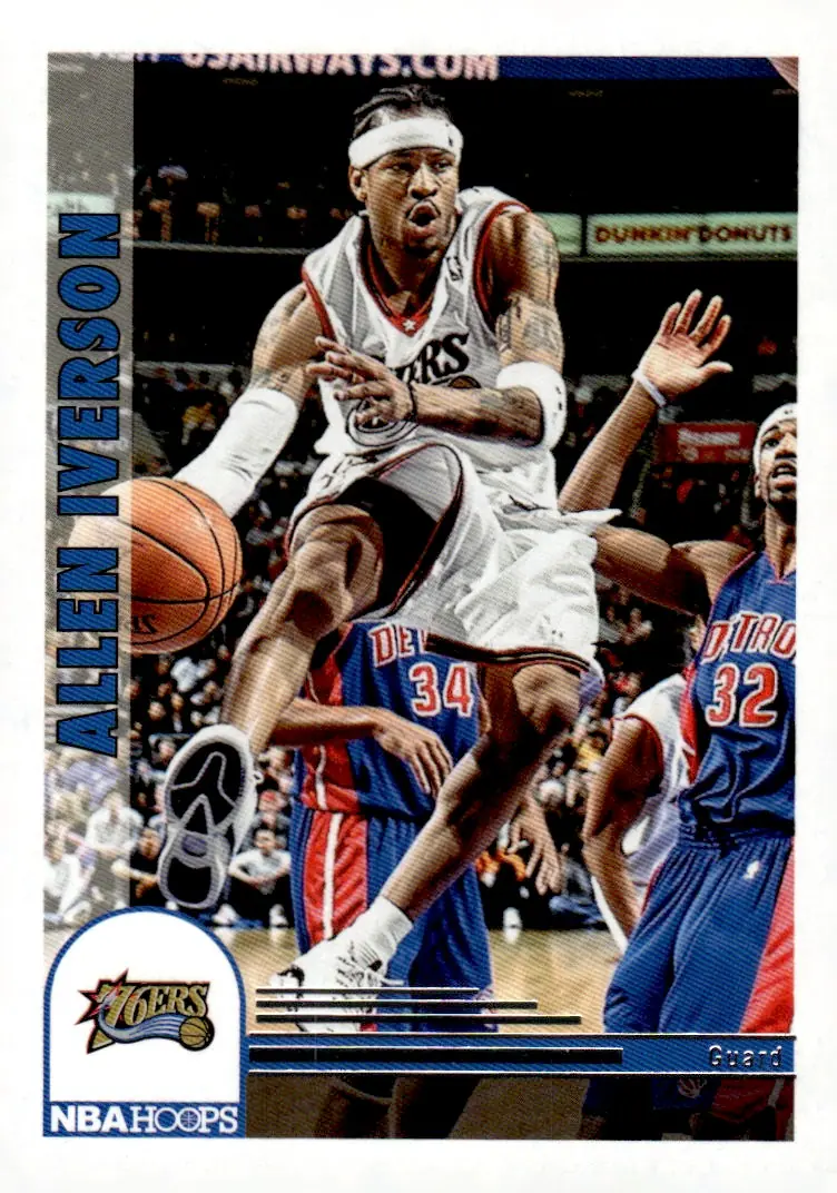 2022-23 NBA Hoops #297 Allen Iverson (front)