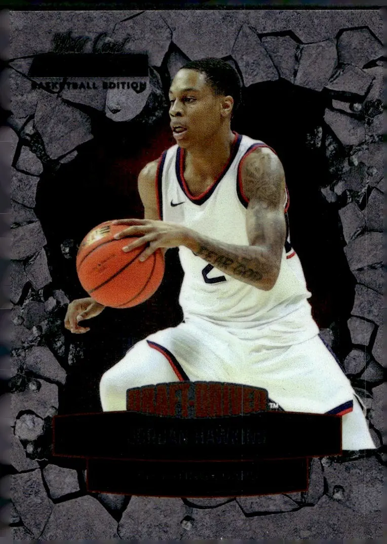 2022 Wild Card Alumination Basketball Edition #DD-27 Jordan Hawkins (front)