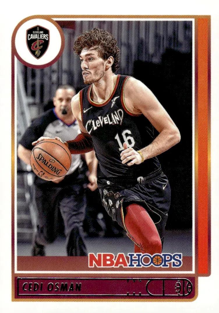 2021-22 NBA Hoops #135 Cedi Osman (front)