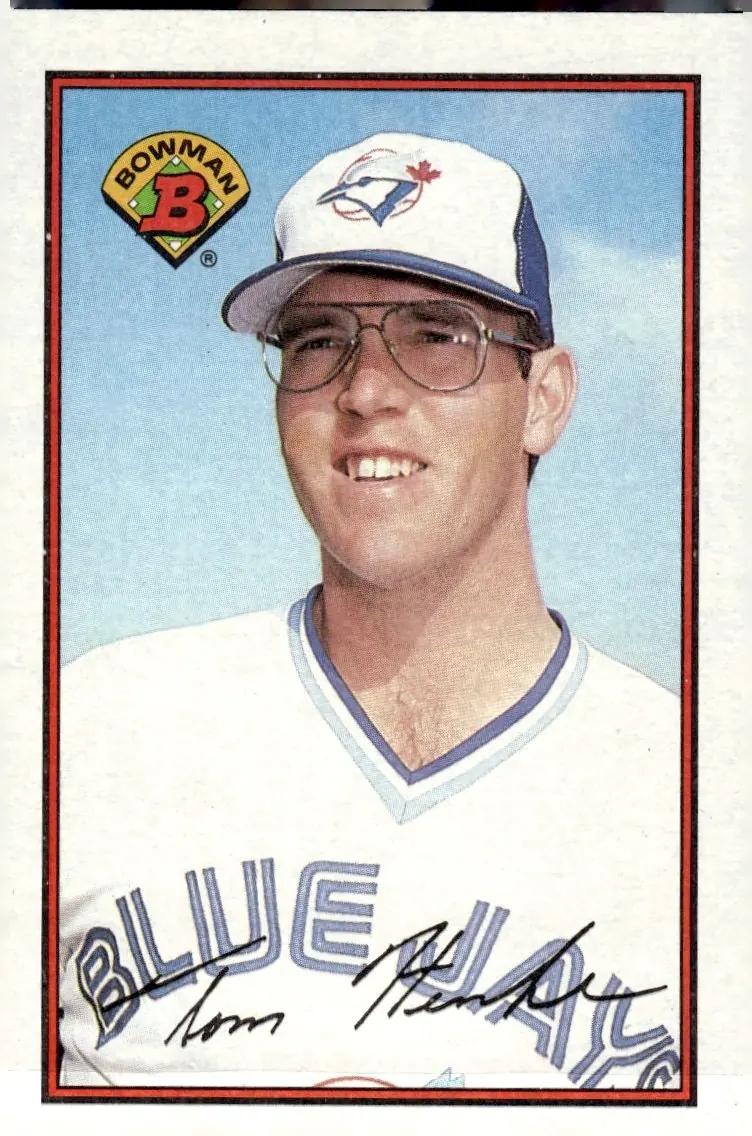 1989 Bowman #246 Tom Henke (front)