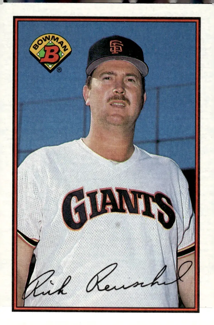 1989 Bowman #466 Rick Reuschel (front)