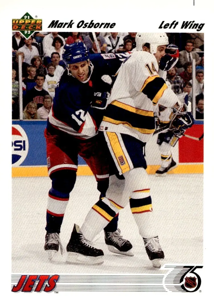 1991-92 Upper Deck #296 Mark Osborne (front)