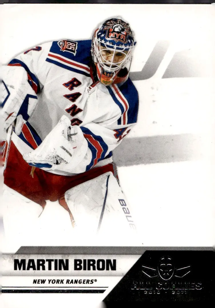 2011-12 Panini All Goalies #57 Martin Biron (front)