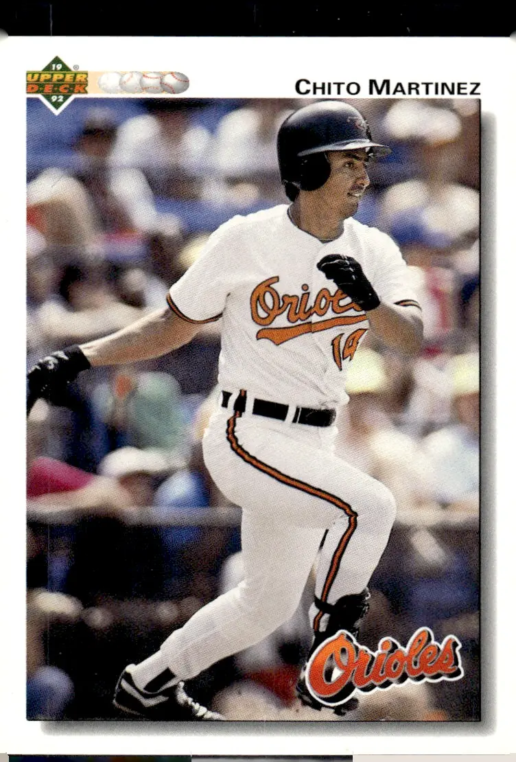 1992 Upper Deck #672 Chito Martinez (front)