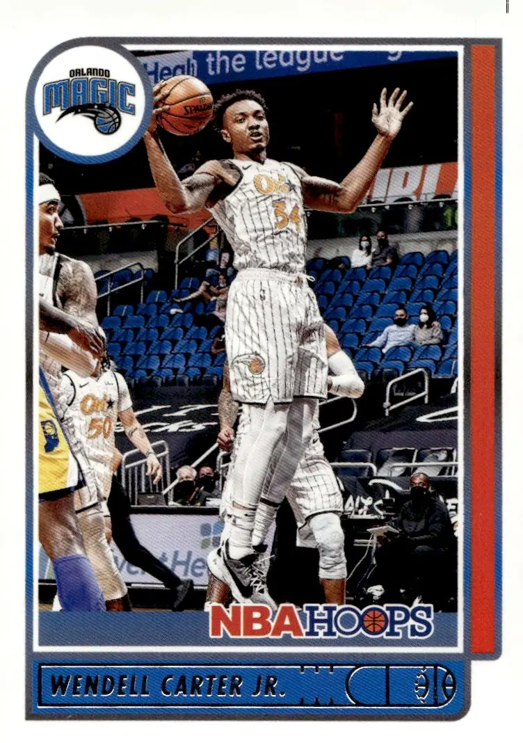2021-22 NBA Hoops #42 Wendell Carter Jr. (front)