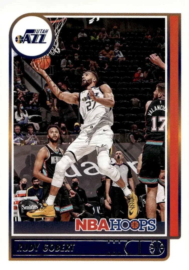 2021-22 NBA Hoops #169 Rudy Gobert (front)