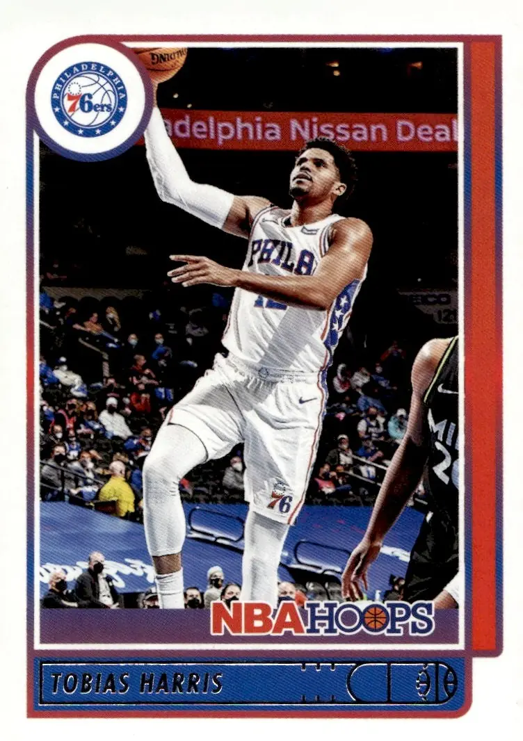 2021-22 NBA Hoops #7 Tobias Harris (front)