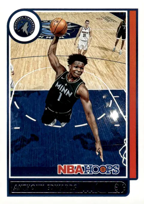 2021-22 NBA Hoops #151 Anthony Edwards