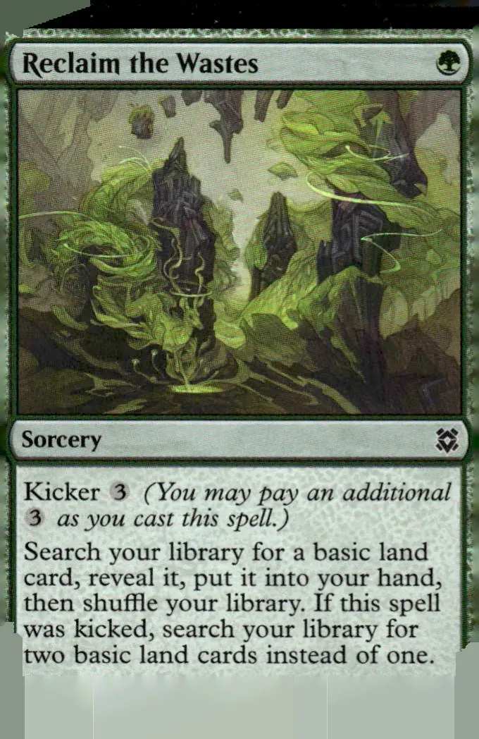 2020 Zendikar Rising (ZNR) #200 Reclaim the Wastes (front)