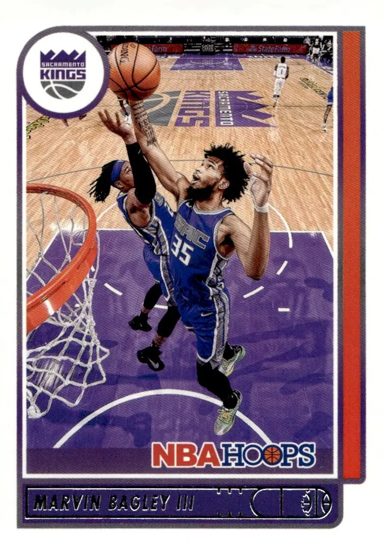2021-22 NBA Hoops #128 Marvin Bagley III (front)