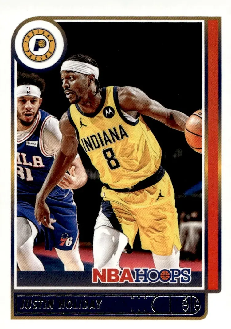 2021-22 NBA Hoops #183 Justin Holiday (front)