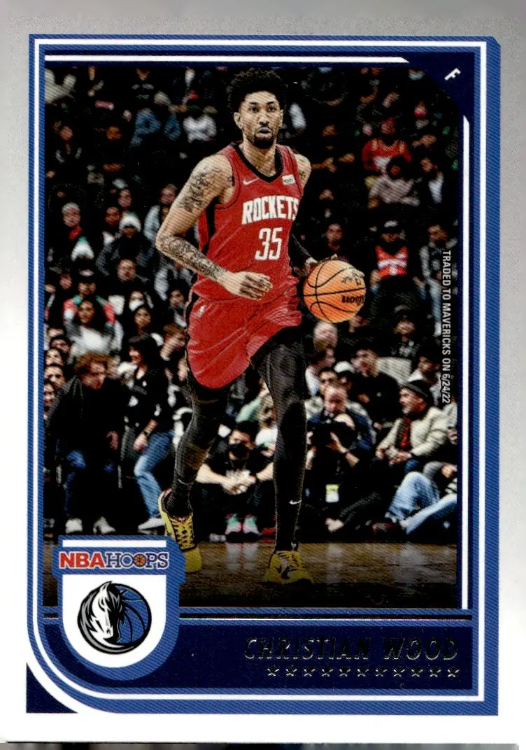 2022-23 NBA Hoops #128 Christian Wood (front)