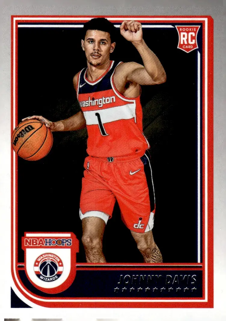 2022-23 NBA Hoops #240 Johnny Davis (front)