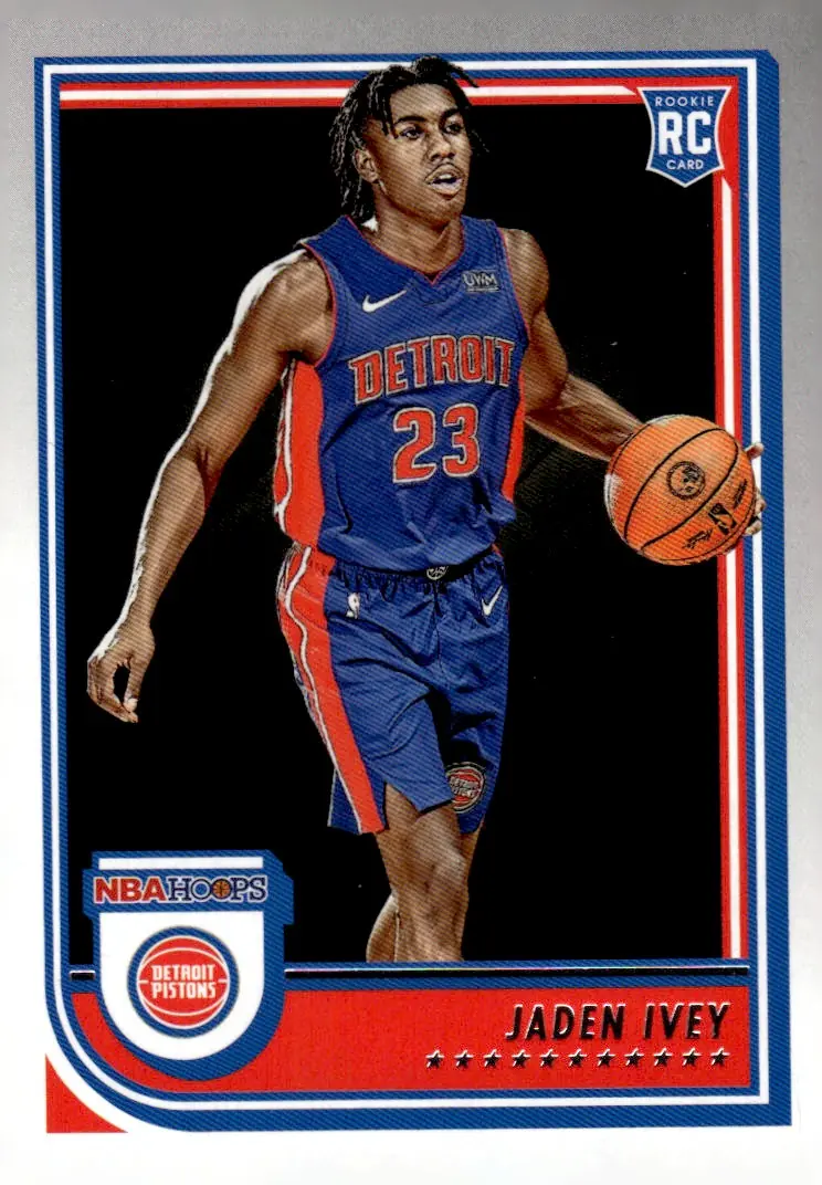 2022-23 NBA Hoops #235 Jaden Ivey (front)