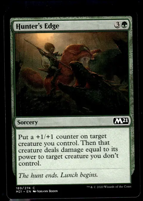 2020 Core Set 2021 (M21) #189/274 Hunter's Edge