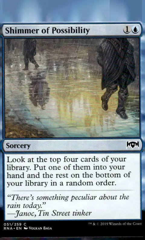 2019 Ravnica Allegiance (RNA) #051/259 Shimmer of Possibility