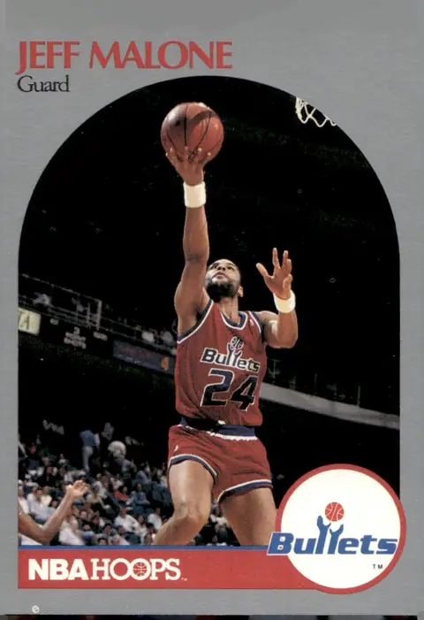 1990-91 NBA Hoops #301 Jeff Malone