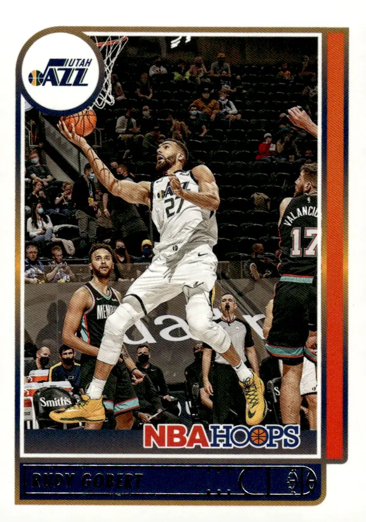2021-22 NBA Hoops #169 Rudy Gobert (front)