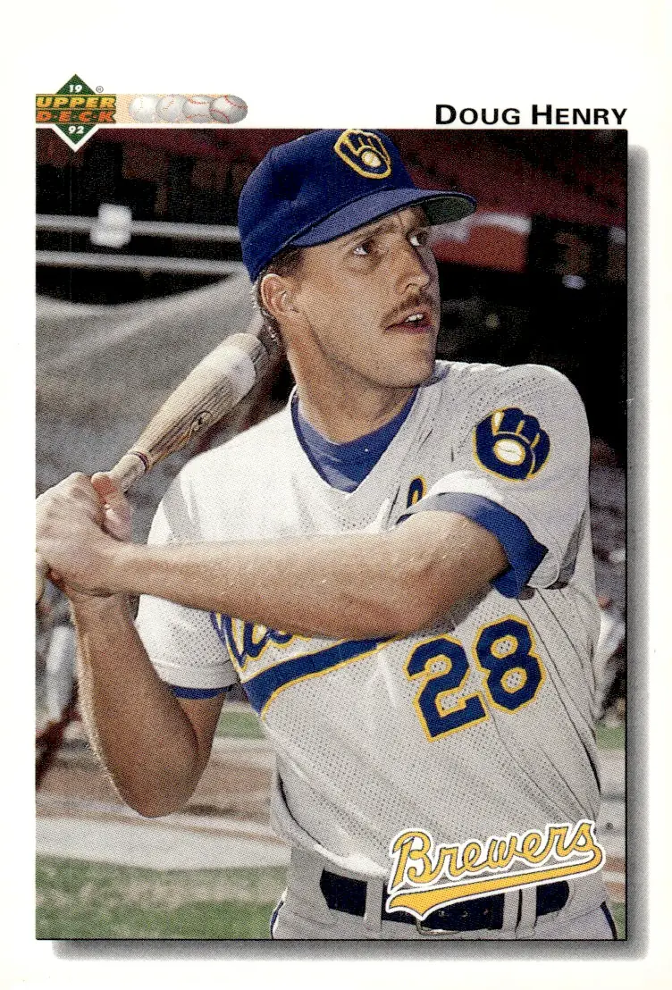 1992 Upper Deck Baseball #43 Doug Henry (front)