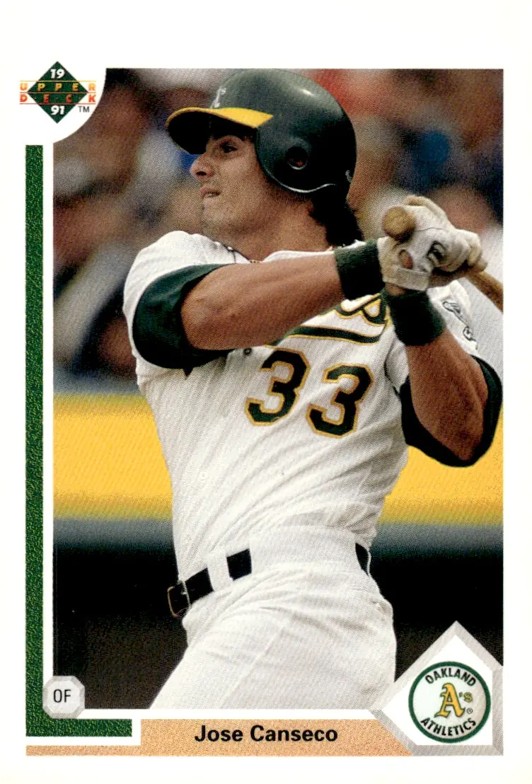 1991 Upper Deck #155 Jose Canseco (front)